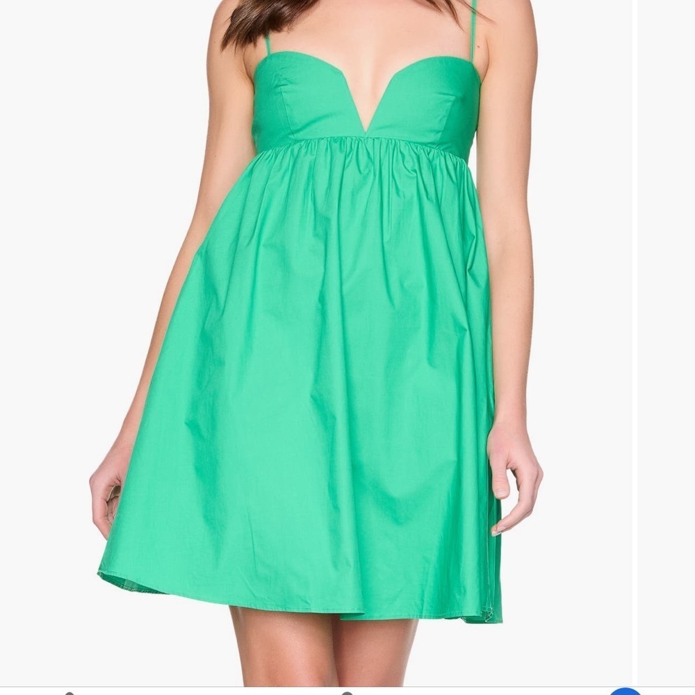 SUSANA MÓNACO Plunge Neck
Babydoll Dress w pocket size L